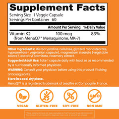 Doctor's Best MenaQ7 K2 ingredient graphic emphasizing premium MK7 source