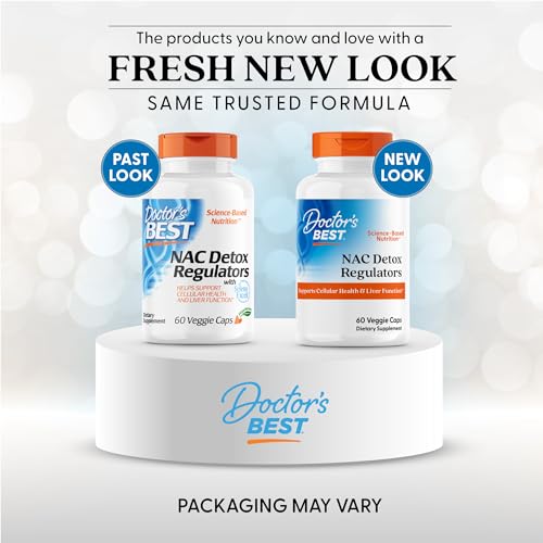 Doctor's Best NAC Detox Regulators capsules ready for daily use and wellness
