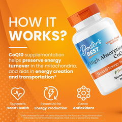 Naturally fermented CoQ10 from Doctor's Best signals purity.