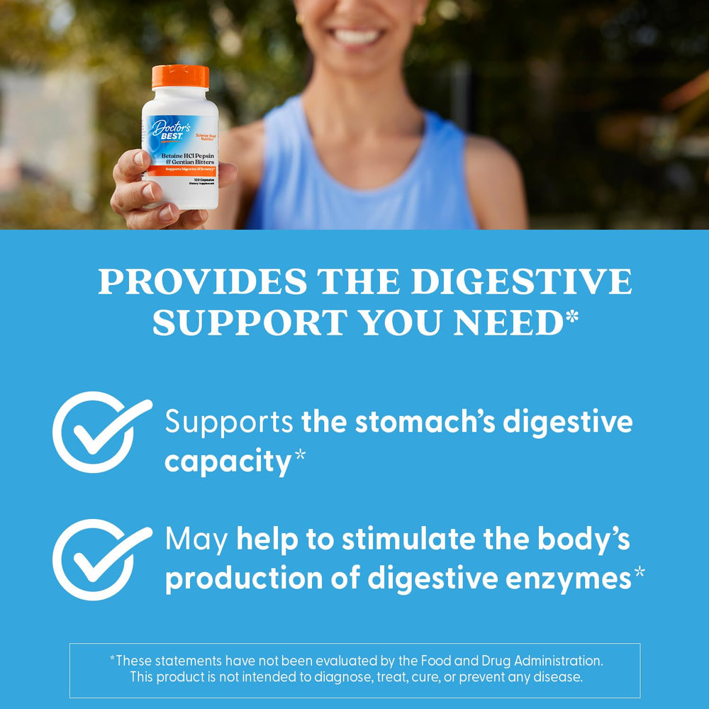 Doctor's Best non-GMO gluten-free badge on Doctor's Best packaging.