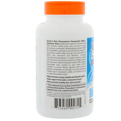 Doctor's Best non-GMO gluten-free soy-free label on bottle.