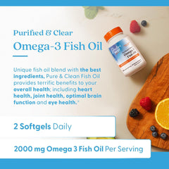 Doctor's Best Omega-3 light-colored oil visual indicating high purity.