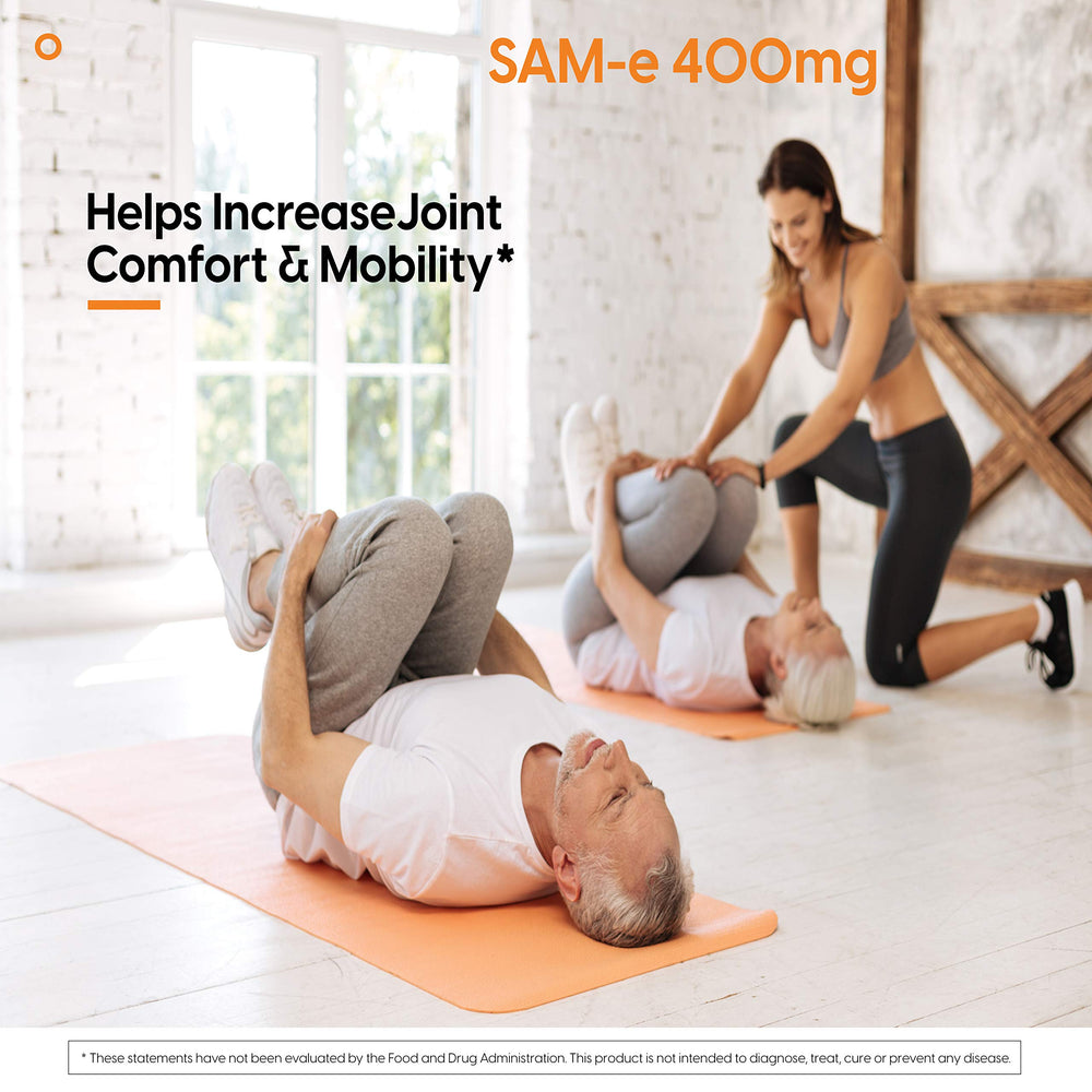 Person enjoying a calm moment, suggesting mood support from SAM-e 400 mg.