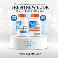 Doctor's Best Tocotrienols softgel capsules ready for daily antioxidant protection