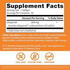 Doctor's Best Ubiquinol softgels being poured for easy daily use