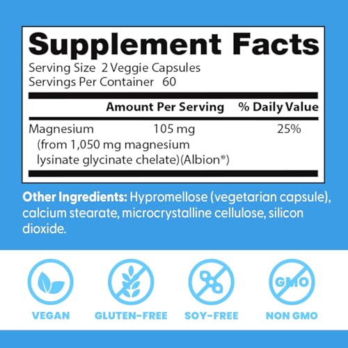 Doctor's Best vegan veggie caps for clean, allergy-friendly magnesium