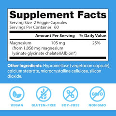 Doctor's Best vegan veggie caps for clean, allergy-friendly magnesium