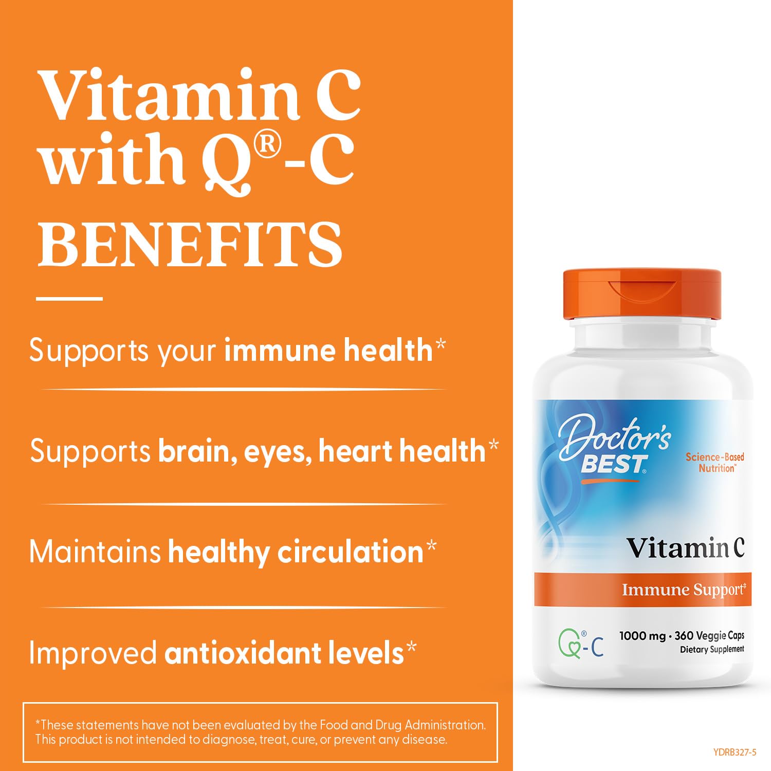 Close-up of Doctor's Best veggie capsules highlighting vegan, non-GMO nutrition