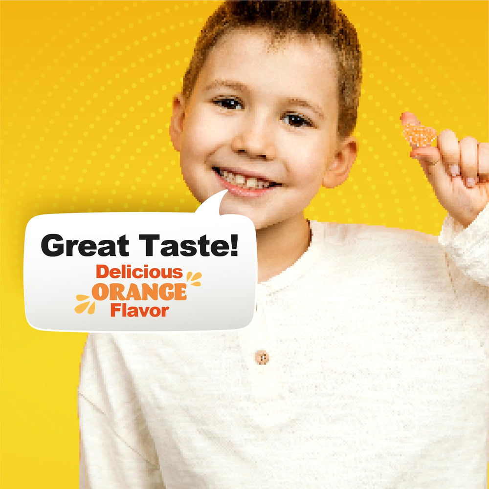 Doctors Orders Vitamin C Kids dosage guidance, two gummies daily for kid-friendly vitamin boost