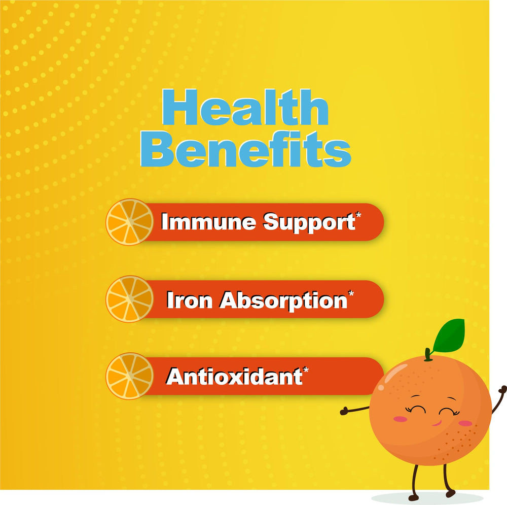Doctors Orders Vitamin C Kids vegan gluten-free label, allergen-friendly option for families