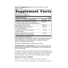 Close-up of DOCTORS' PREFERRED Glucogold berberine capsules for easy daily use
