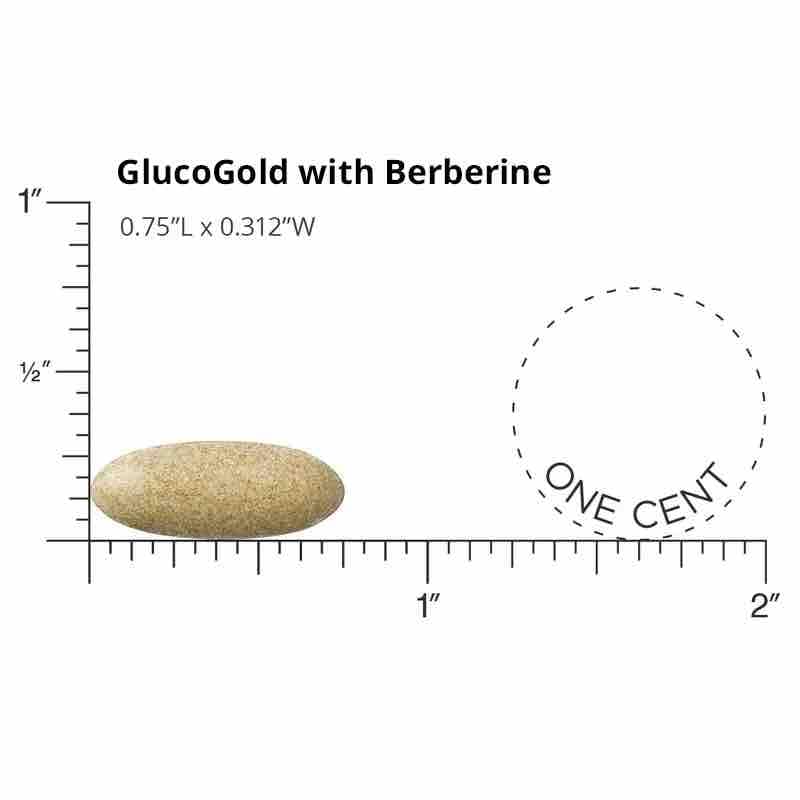 GlucoGold cinnamon extract packaging emphasizing potency and absorption