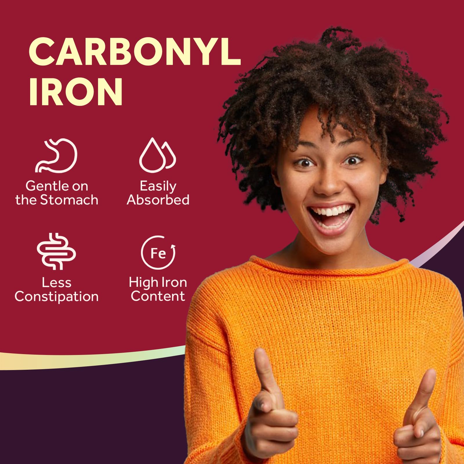 Vitamin C boost label on Doctor's Recipes iron bottle