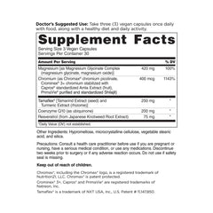 DOCTORS' PREFERRED Daily5 bottle label close-up emphasizes clinically validated ingredients.