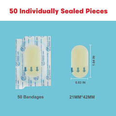 Dodanros individually wrapped pads ideal for on-the-go wound care.