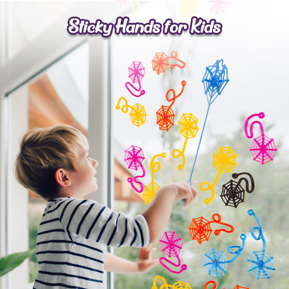 DODOLOL Easter basket stuffer spider web toys for kids.
