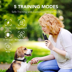DOG CARE collar supports up to 9 dogs from one remote for multi-dog homes