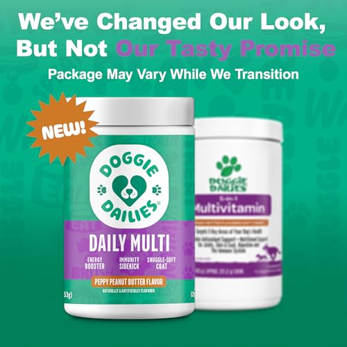 Doggie Dailies skin coat support soft chews may aid coat shine and skin comfort.