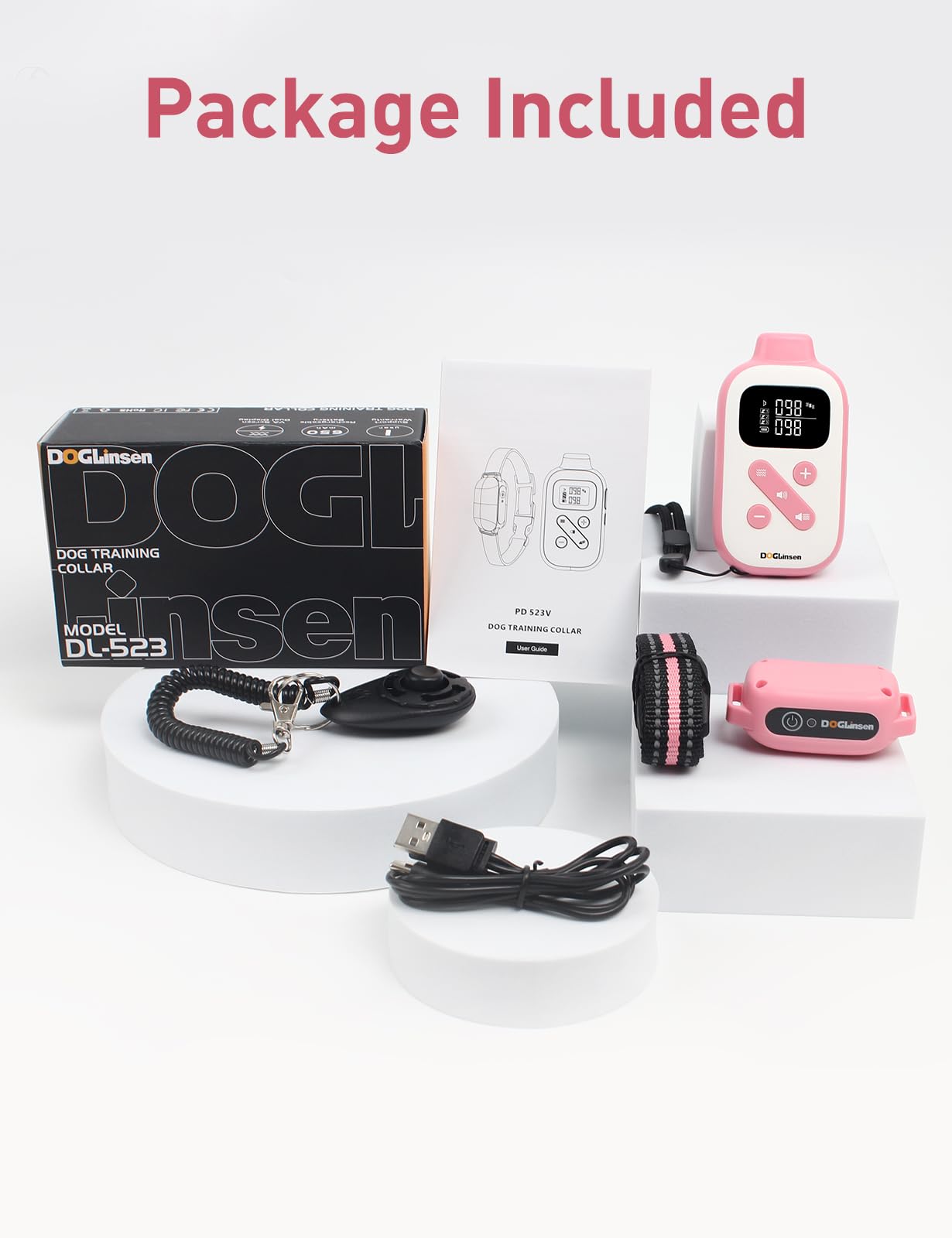 DOGLinsen quick-charge battery for extended training sessions.