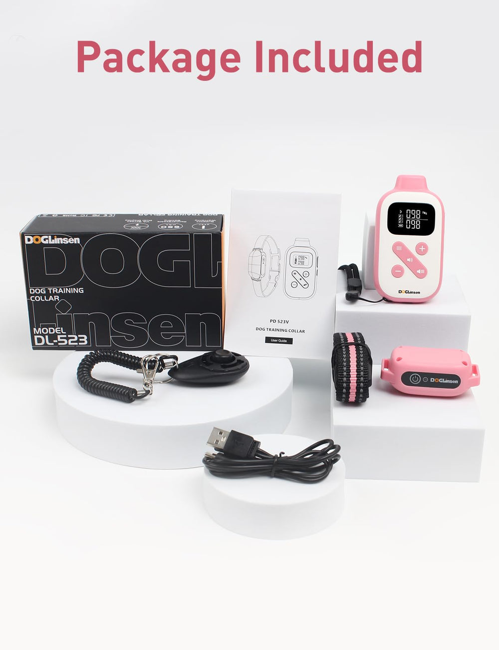 DOGLinsen quick-charge battery for extended training sessions.