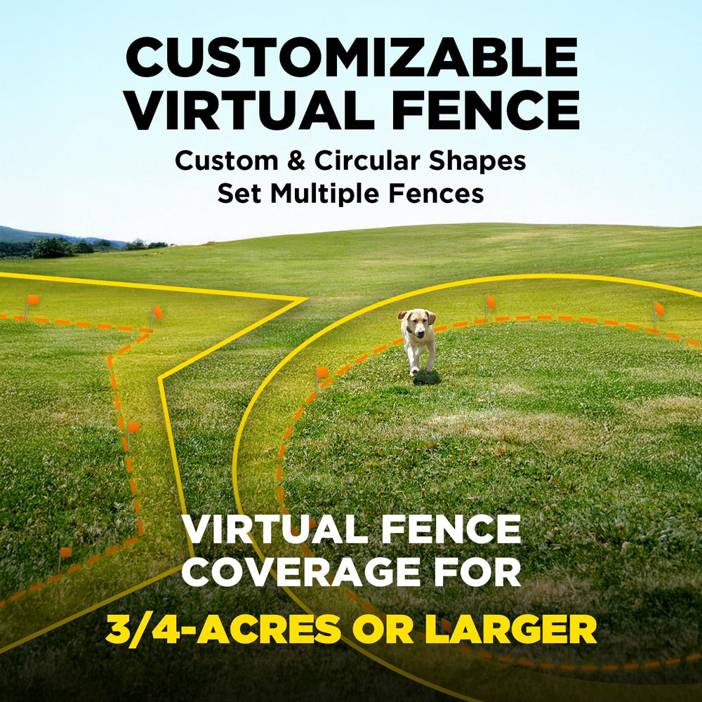 Dogtra GPS Fence app boundaries demonstrating easy configuration for accurate property mapping