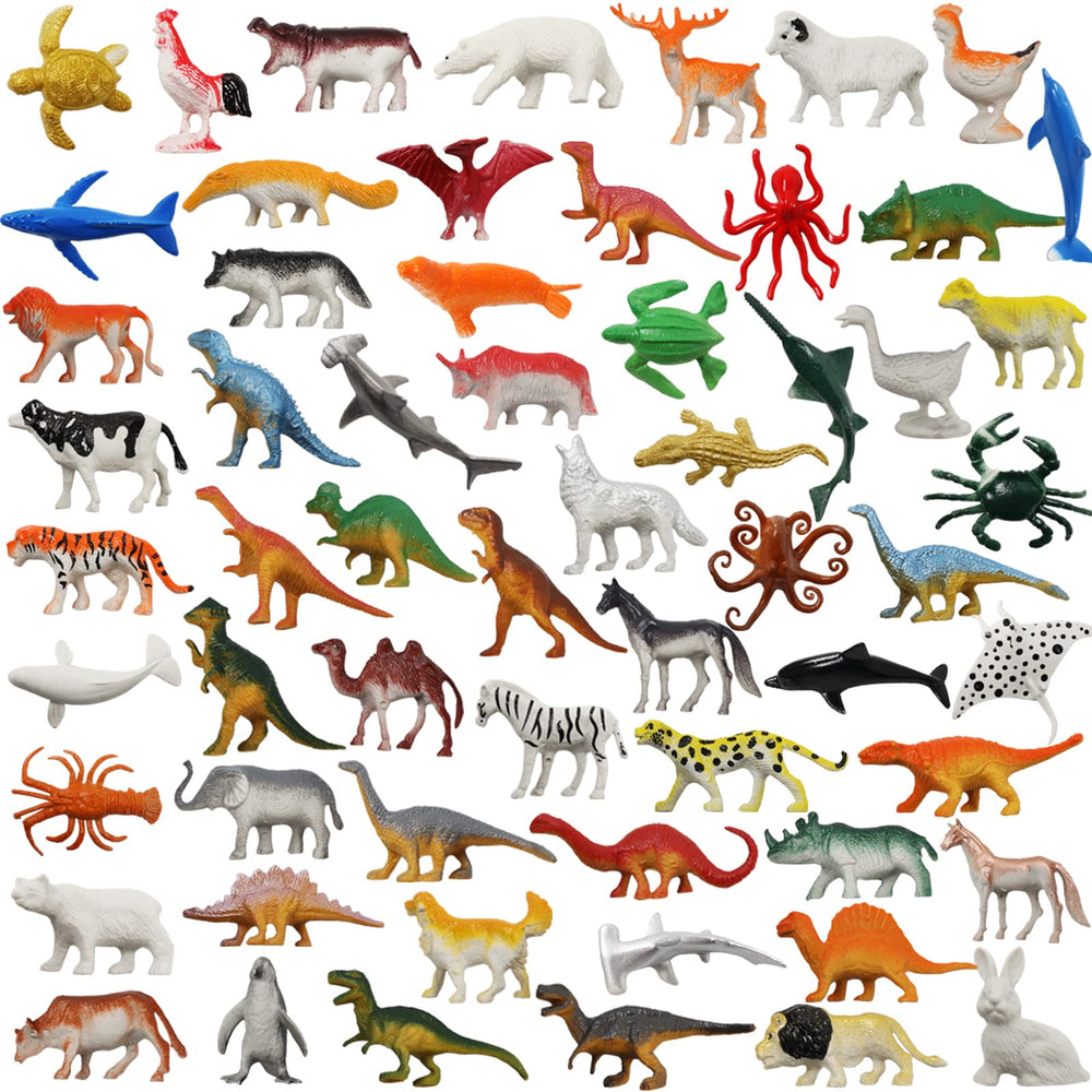 DOITEM dinosaur figures set for imaginative play and learning