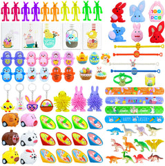 Dokeawo Easter egg fillers with assorted toys for festive egg hunts and prizes