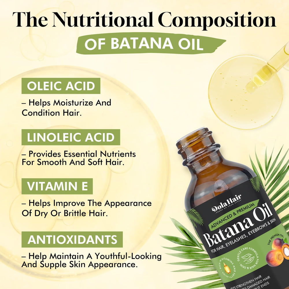 Dolahair Batana Oil texture closeup highlighting rich fatty acids.