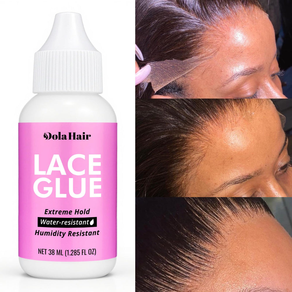 Dolahair Edge Brush for smooth application and styling.