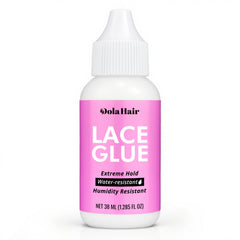 Dolahair Extreme Hold bottle close-up for secure, discreet bonding