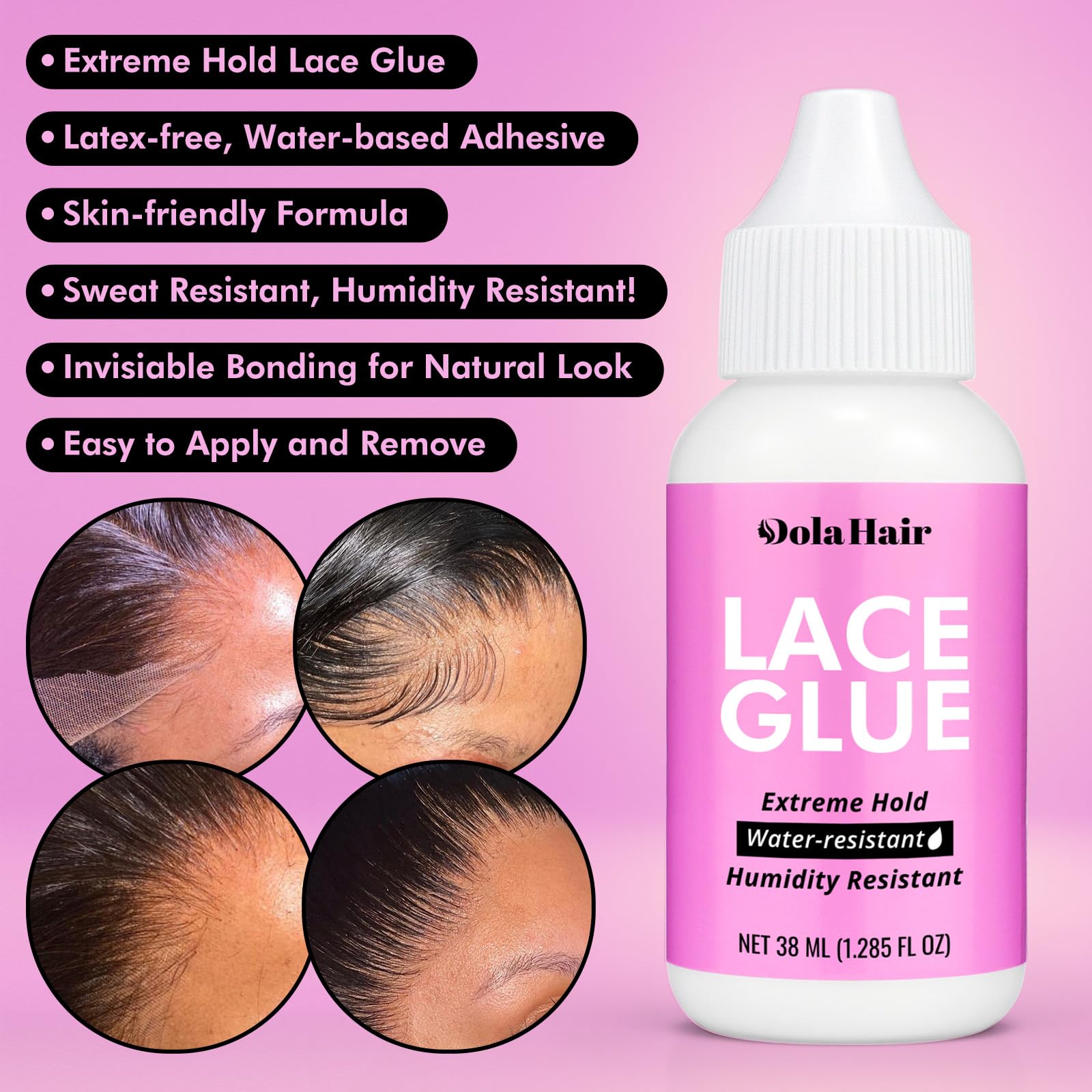 Dolahair storage in cool, dry place preserves glue quality