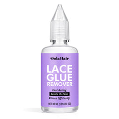 Dolahair Lace Glue Remover bottle pour demonstrates easy application for adhesive removal.