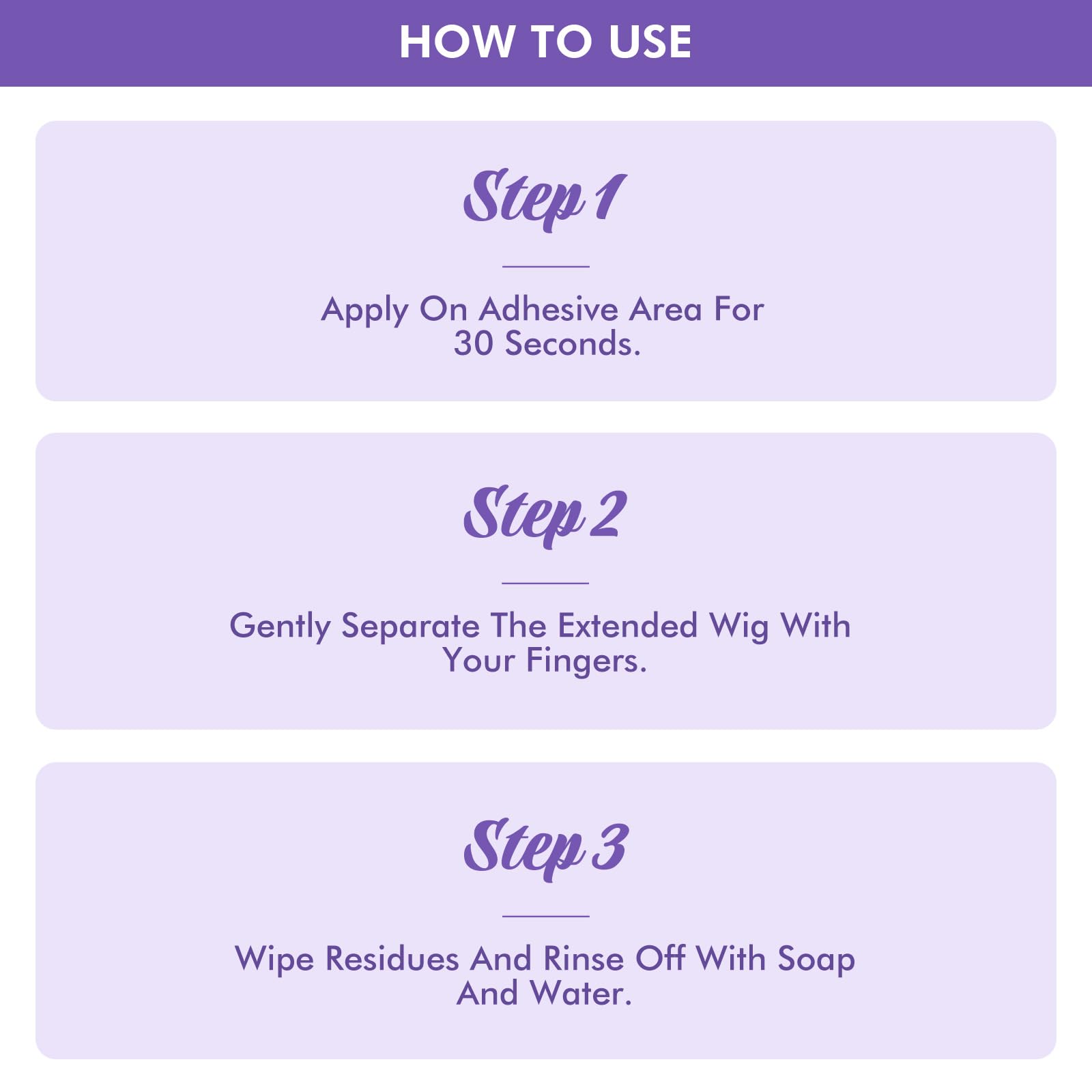 Dolahair patch test reminder image conveys skin-safety precaution.