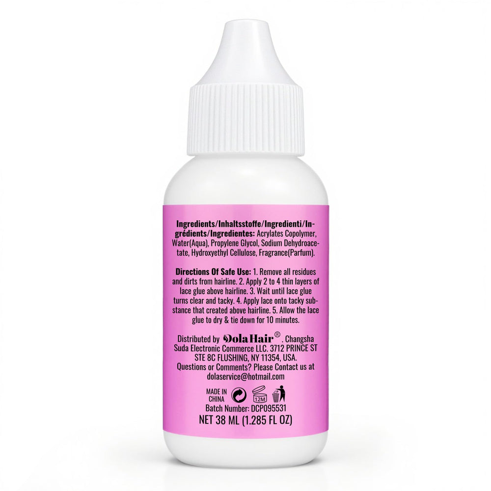Dolahair storage tips emphasize cool, dry place to maintain glue quality.