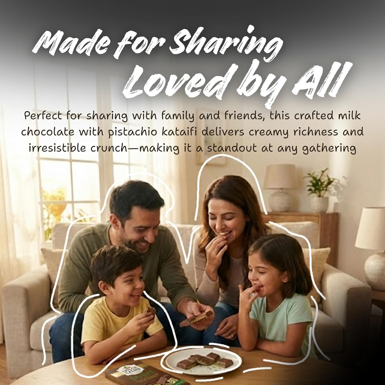 Dolce Calma premium Belgian chocolate surface for a smooth melt