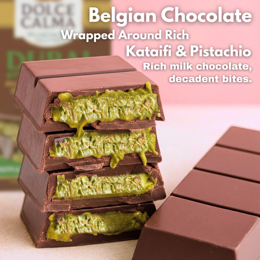 Dolce Calma crispy kataifi layer for delightful texture contrast