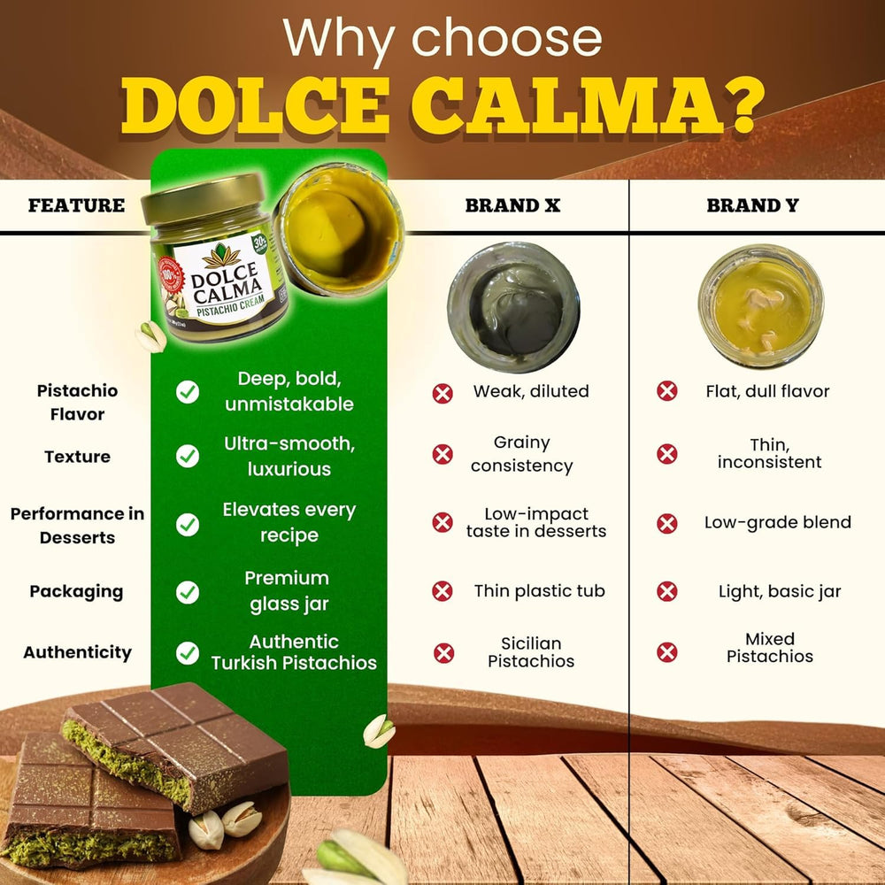 Dolce Calma pistachio cream as pastry filling in macarons or truffles