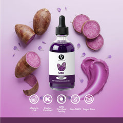 Dolce Flav Purple Ube Extract in baking dough for purple ube flavor