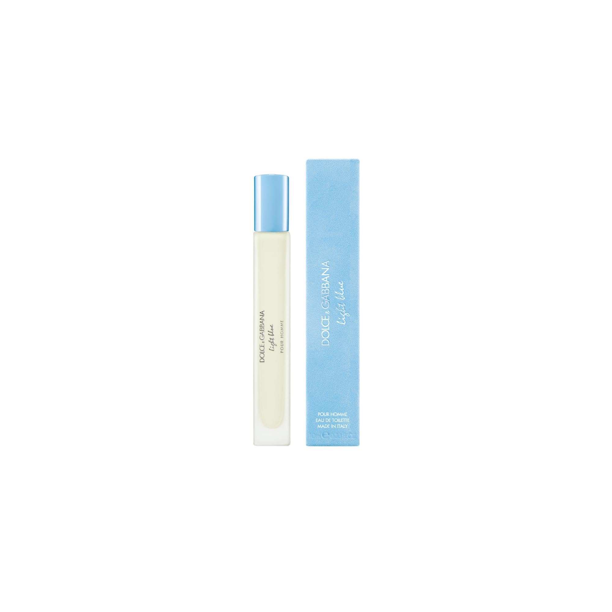 Dolce&Gabbana Light Blue travel spray nozzle close-up hints at crisp notes.