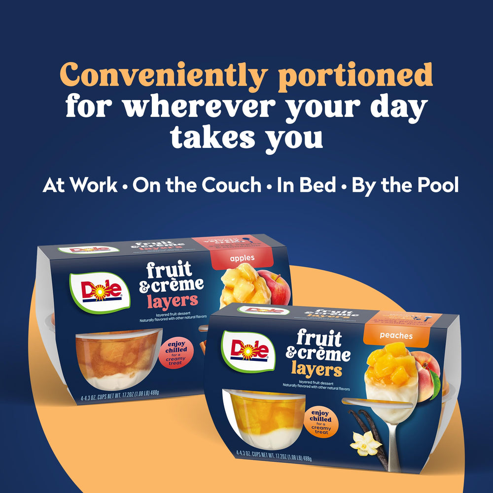 Chilled Dole snack cup ideal for lunch breaks and on the go