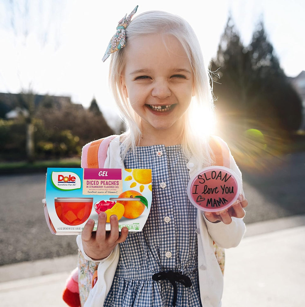 Dole fruit bowls provide non-GMO ingredients in a playful snack.