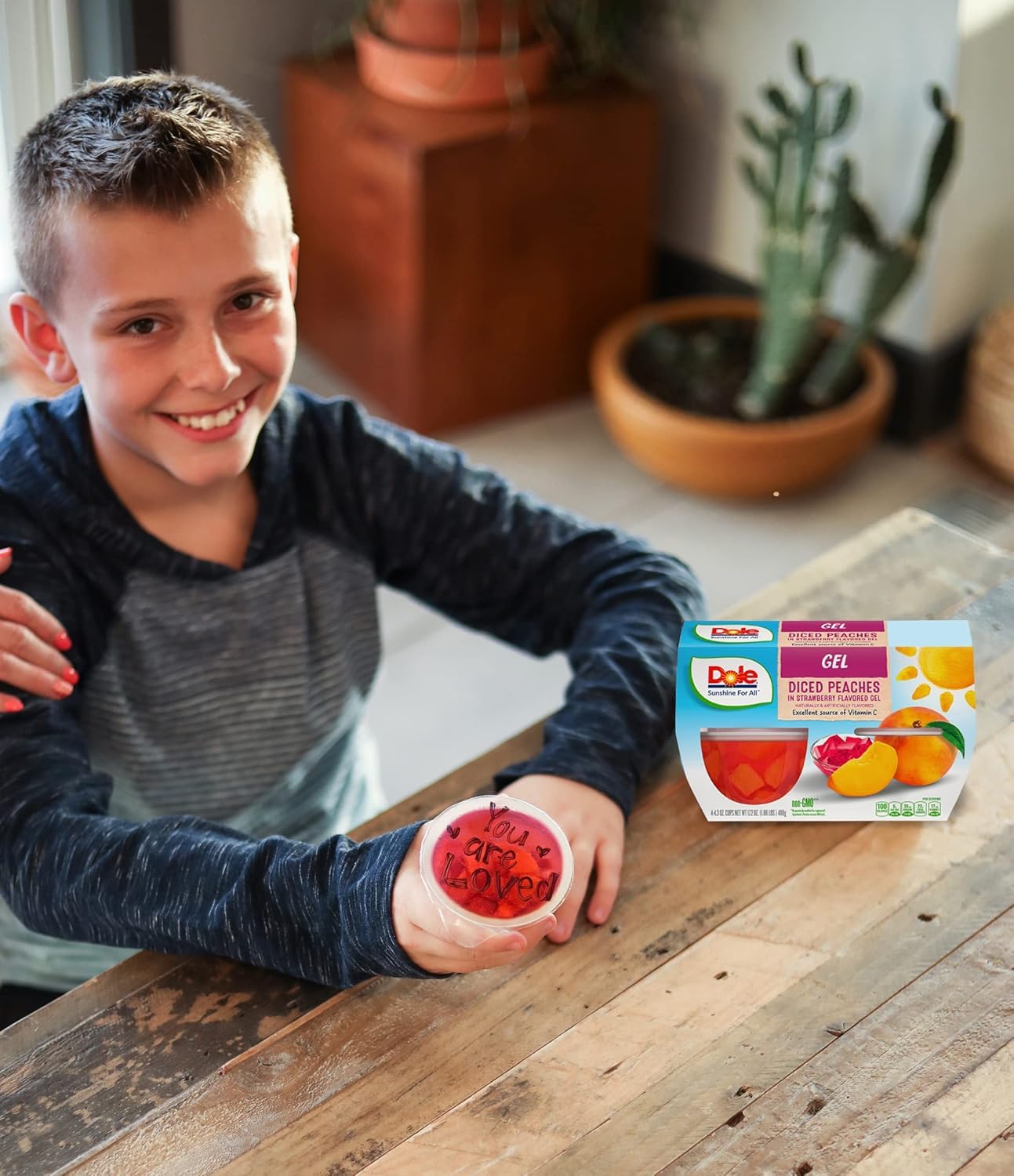 Dole fruit bowls deliver bright flavor and juicy peaches anytime.