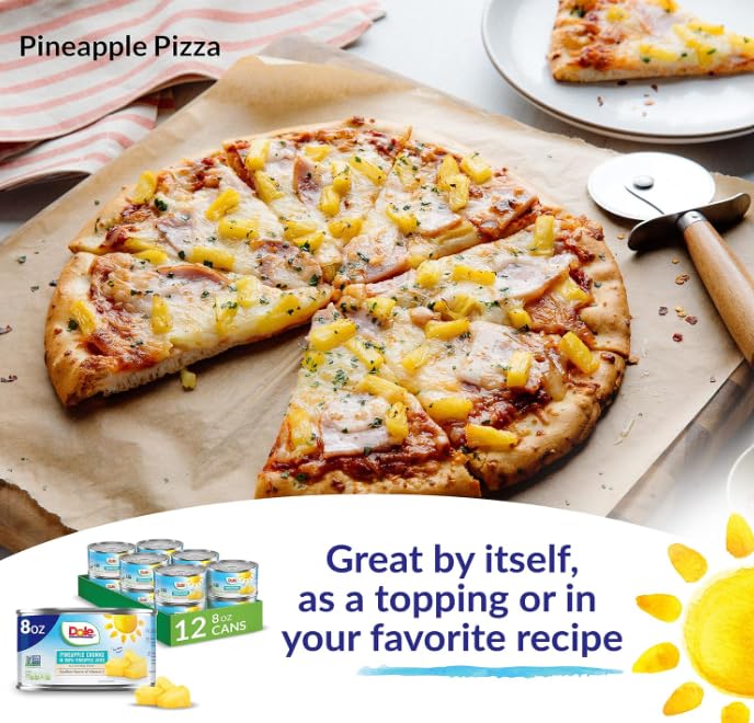Dole Pineapple Chunks pantry pack ready for easy snacks.