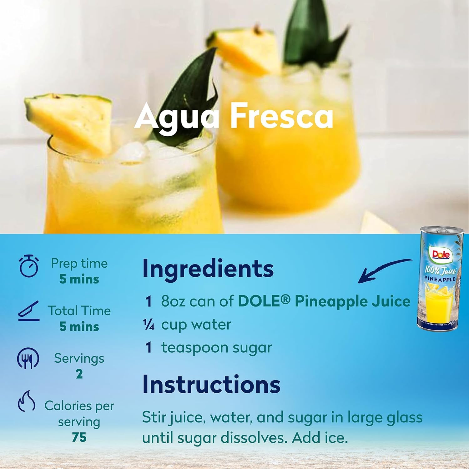 Dole pineapple juice label close-up highlights gluten-free and kosher status.