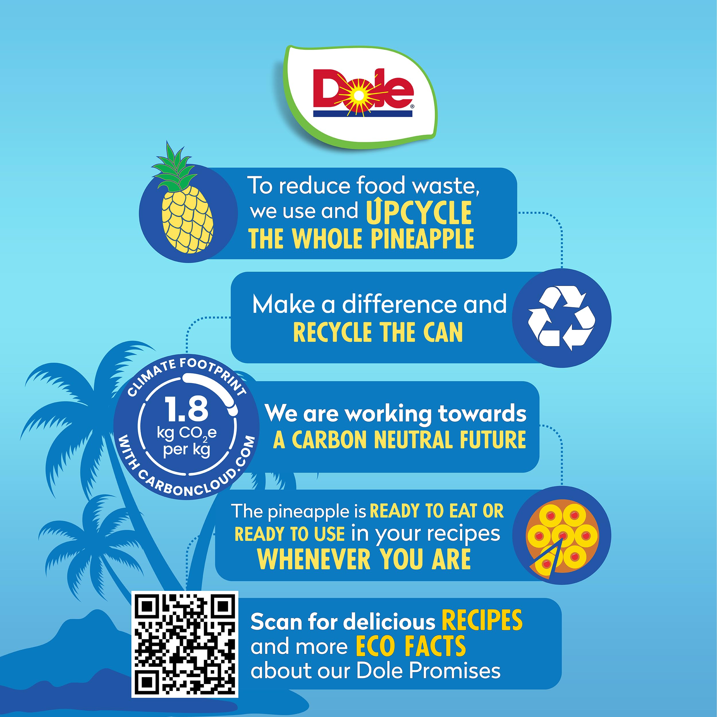 Dole Pineapple Slices for Smoothies or Desserts: pantry-friendly everyday option.