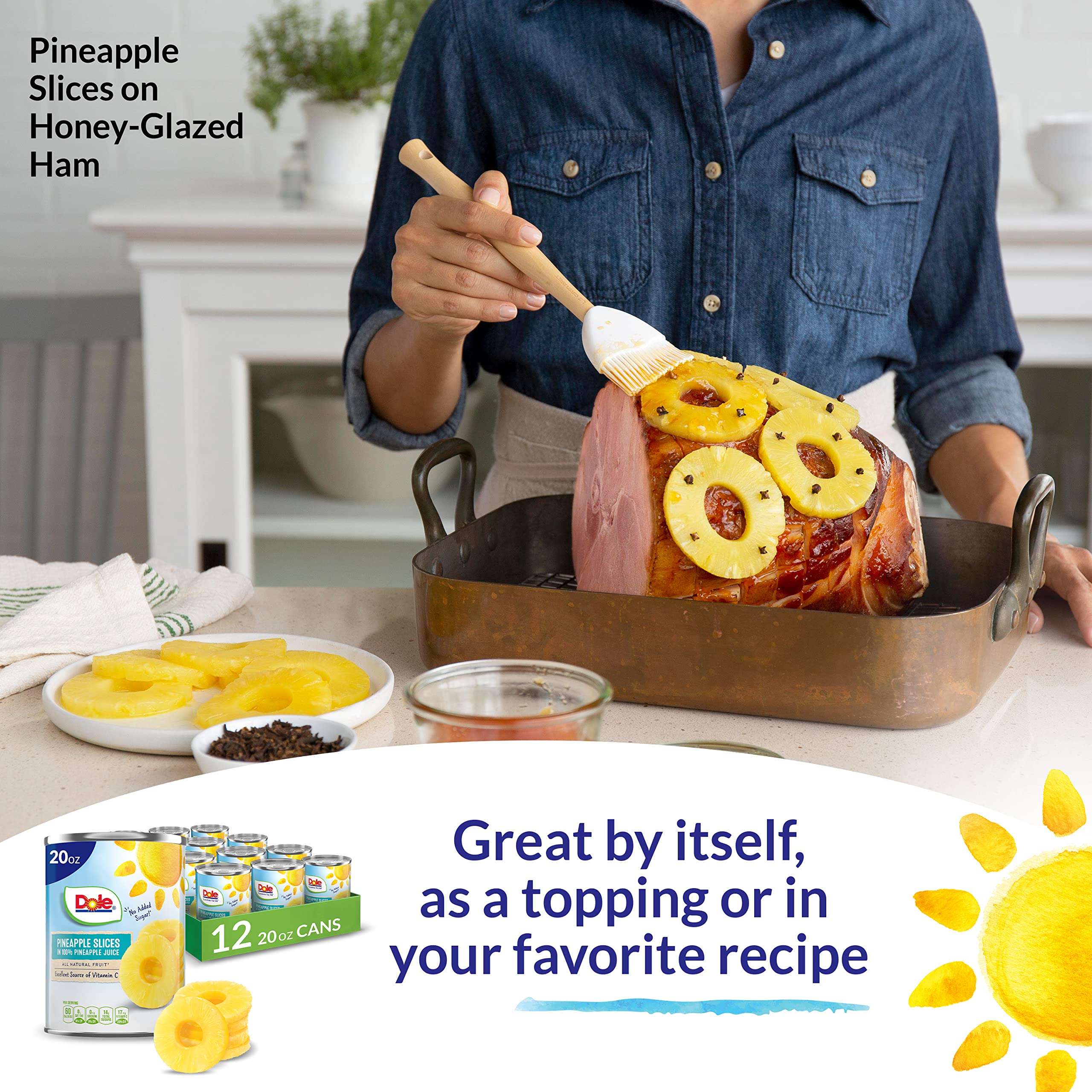 Dole Pineapple Slices Vitamin C Boost: natural antioxidant option for snacks.