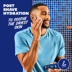 Dollar Shave Club safflower oil aloe hydration illustration.