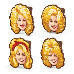 Dolly Parton bag clip bouffant design seals bags with country-glam flair