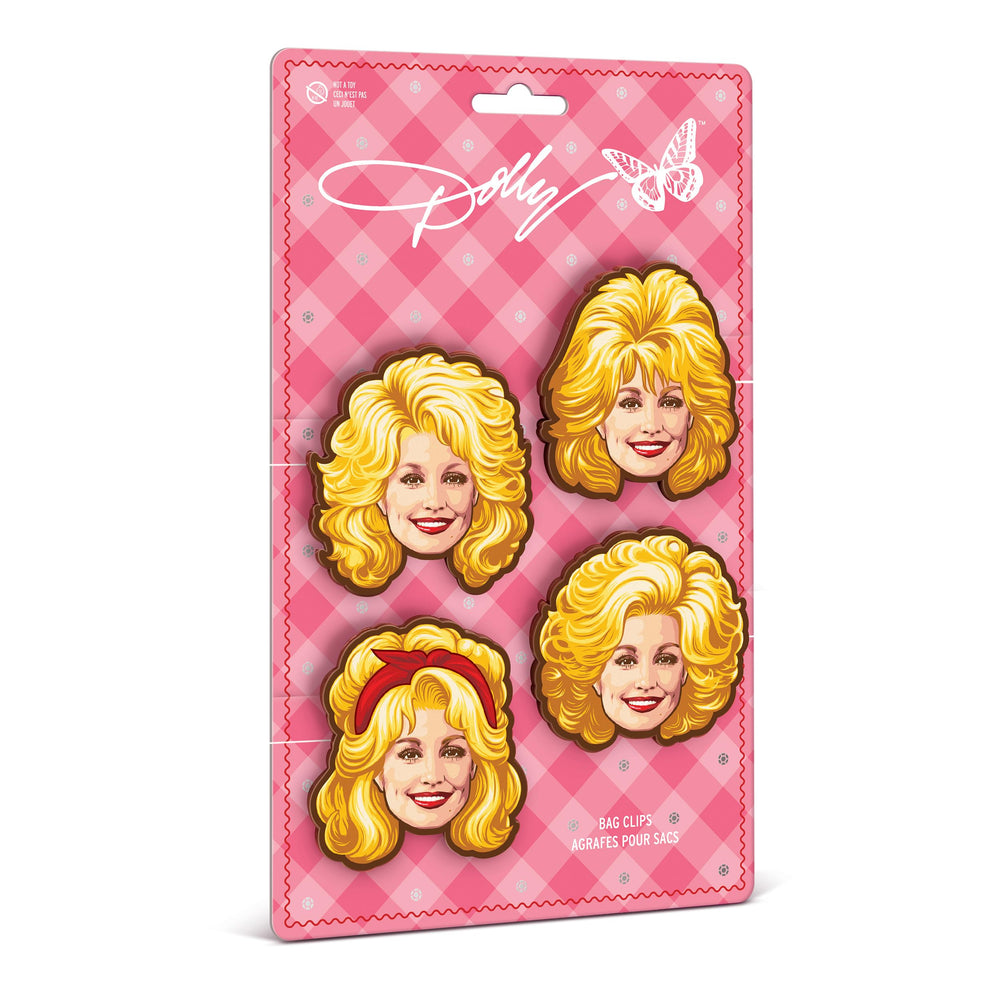 Dolly Parton bag clip sturdy construction for daily use