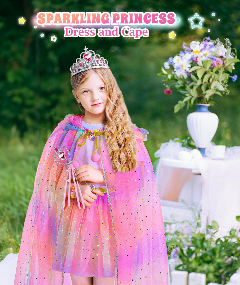 DOLNOW fluffy tutu skirt with elastic waist grows with her